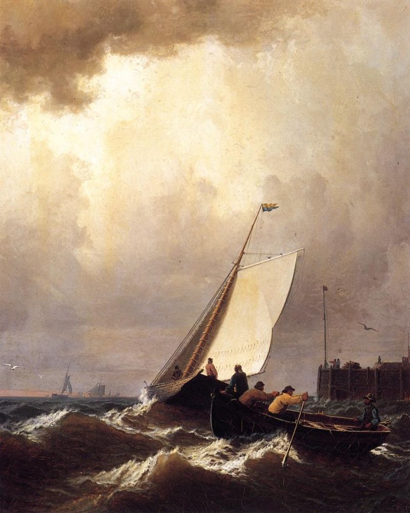William Bradford Rough Seas